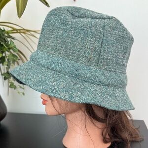 David Hanna & Sons Ltd Vintage Wool Bucket Hat Donegal Ireland